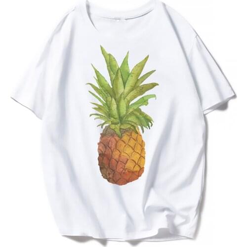 2021 Dropship Summer Aesthetic T-shirt Various Fruits Woman Tshirt Harajuku Graphic Tee Top Clothes Vintage Fashion T Shirt