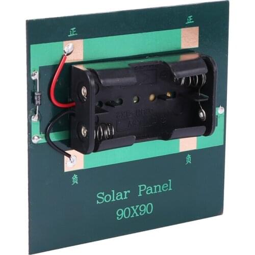 1W 4V Rechargeable AA Battery Solar Cell Charger With Base For 2xAA Batteries Charging Directly