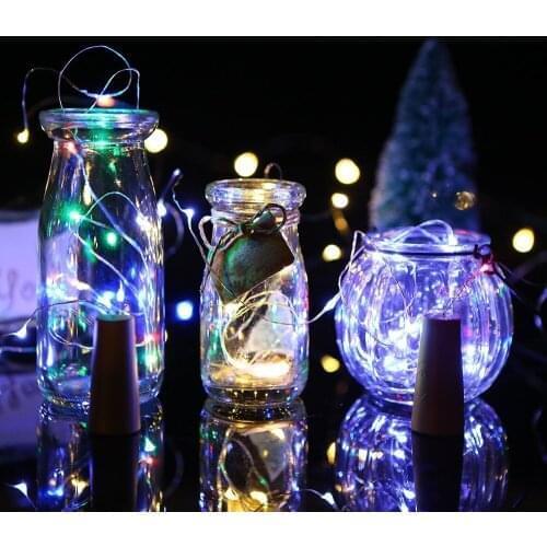10pcs 4.5V 0.9W 1.5Meters 15 LED Copper Wire Fairy String Light for birthday, different festivals, surprise for y Drop shipping