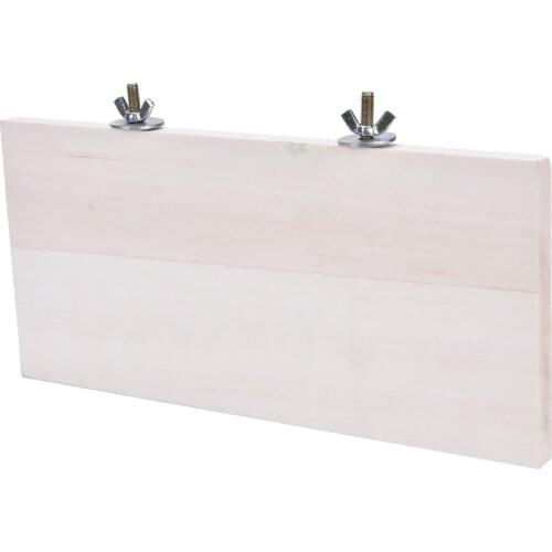 13x28cm Wooden Parrot Bird Cage Perches Stand Platform Pet Budgie Hanging Toys