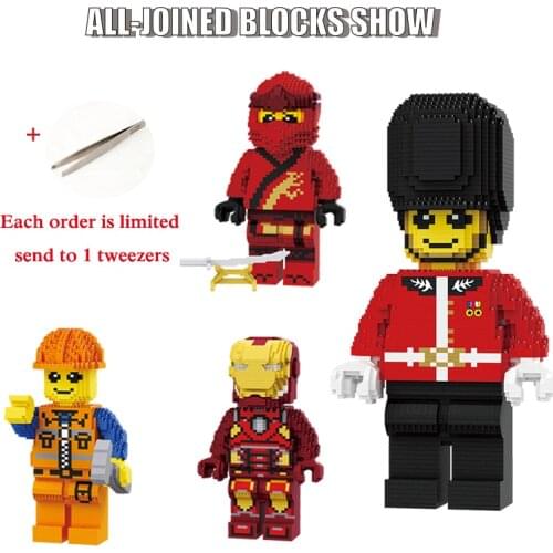 Balody 1800+pcs Mini Diamond Building Blocks 3D British Guards Model DIY Building Bricks Action Figures Assembly Toy Kids Toys