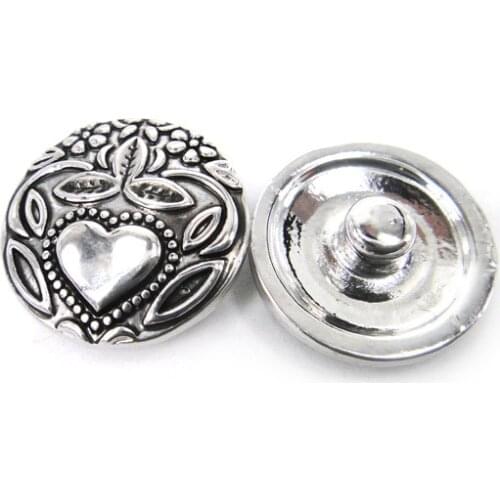 Free shipping hot selling 1.8-2cm alloy heart engrave charm DIY button metal charms