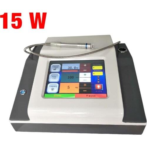 Professional vascular removal 15W 980nm diode laser for red blood vessels spider vein removal