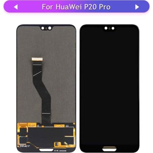 For Huawei P20 Pro CLT-L04 CLT-L09 CLT-L29 Full LCD Display Assembly Complete Touch Screen Digitizer Replacement