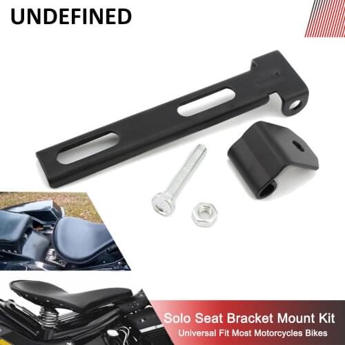 Motorcycle Solo Seat Bracket Mounting Hardware Kit Chopper Bobber Cafe Racer For Harley Honda Yamaha Suzuki Kawasaki Universal