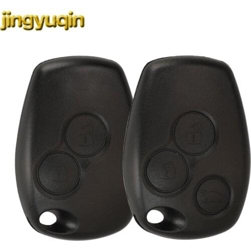 2 BTNS No Blank Remote Key Shell For Renault Duster Logan Fluence Clio Vivaro Movano Master Traffic Kangoo Megane laguna No Logo