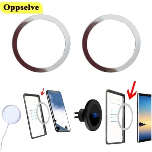 Magnetic Car Phone Mount Holder Metal Ring For iPhone 12 Mni Pro Max Magnet Disk Round Iron Sheet For Magsafe Wireless Charger