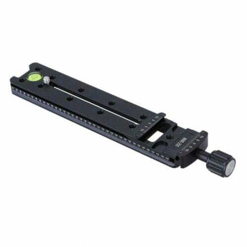 200mm Professional Rail Nodal Slide Metal Quick Release Clamp for Camera with Arca Swiss Compatible