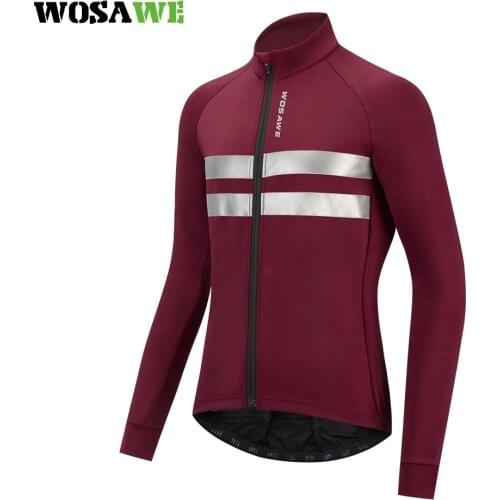 WOSAWE Men Outdoor Sport Cycling Fleece Jackets Winter Water Repellent Thermal Ski Coats Trekking Camping Hiking Clothing