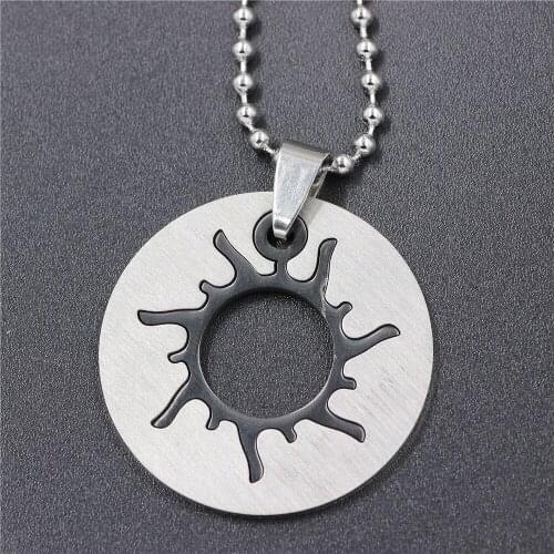 GO MAX DGW Fire Mens necklace Europe and the United States stainless steel Titanium steel necklaces