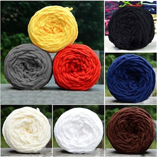 DIY Soft Scarf Sweater Hat Cap Towel Thick Yarn Knitting Towelling Yarn Ball