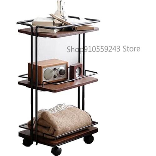 A Few Corners Of The Japanese-style Sofa, A Few Movable Iron Multi-layer Racks, Kitchen Storage Racks, Living Room Solid Wood Th