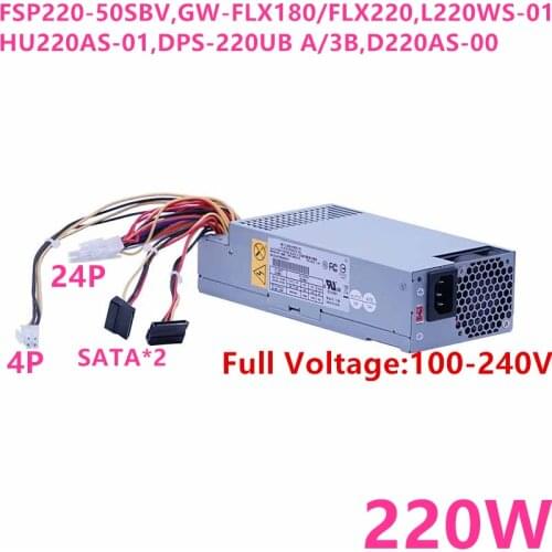 New PSU For Dell 270 3647 660 S6600 6620 8880 Power Supply L220AS-00 H220AS-00 HU220NS-00 FSP220-50SBV D14-220P2A HK320-85FP