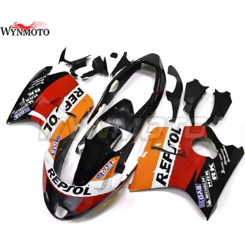 Complete Fairings For Honda CBR1100XX 1997-2007 Year Injection Plastics CBR 1100XX 97-07 Motorcycle Bodywork Repsol Red Orange