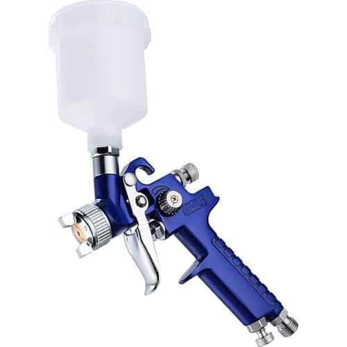 Professional H-2000 Mini Air Paint Spray Gun Professional HVLP Airbrush Gravity Feed Air-Brush 0.8mm/1.0mm Nozzle For Painting