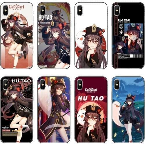 Silicone Phone Case Hu Tao Genshin Impact For Huawei P20 P30 P40 Pro P10 P9 Lite Y5 Y6 Y7 Y9 P Smart Plus 2018 2019