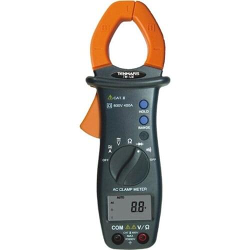 TENMARS TM-12E profession AC/DC Clamp Meter High Speed Bargraph.3-3/4 Digit LCD with Analog Bargraph. CAT III 600V