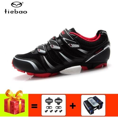 TIEBAO mountain bike shoes men women breathable cycling sneakers add cleats sapatilha ciclismo mtb Athletic riding bicycle shoes