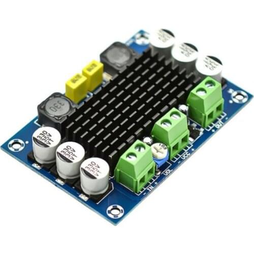 XH-M542 Mono 100W Digital Power Amplifier Board TPA3116D2 Digital Audio Amplifier Board 12-26V DIY HIFI Amp Module