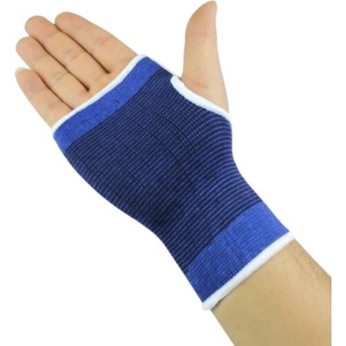 1 Pair Wrist Support Elastic Hand Palm Brace Wrap Band Sleeve Guard Barbell Straps Sports Gym Training Basketball Bandage
