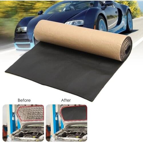 1Roll 200cmx50cm 10mm/6mm/3mm Car Sound Proofing Deadening Car Truck Anti-noise Sound Insulation Cotton Heat Closed Cell Foam