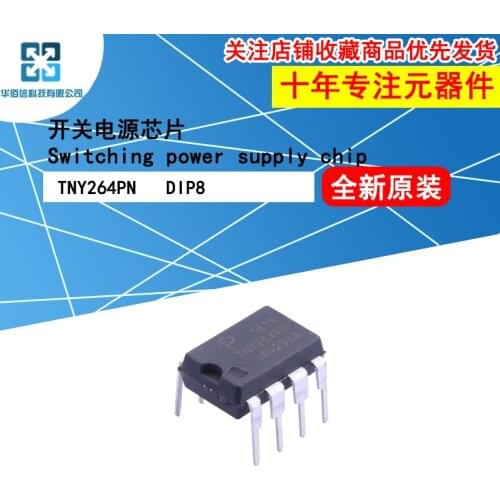 10pcs/Lot TNY264PN Switching Power Supply Chip AC/DC Conversion DIP8 Inline New and Original
