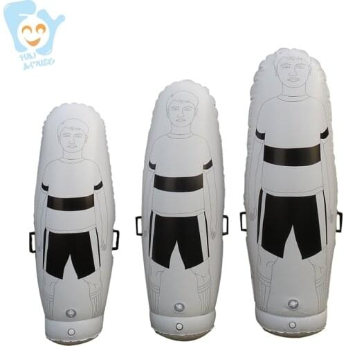 2m/1.8m/1.6m Adult Child Inflatable Football Dummy Soccer Mannequin Free Kick Defender Wall Training Blow Up GoalKeeper Tumbler