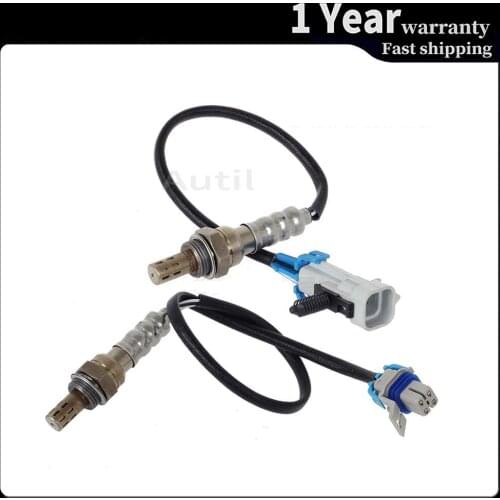 2pcs 4 Wires Lambda Oxygen Sensor Up / Dowmstream For Buick Rainier Chevrolet GMC Canyon Envoy Isuzu Ascender 234-4119 234-4285