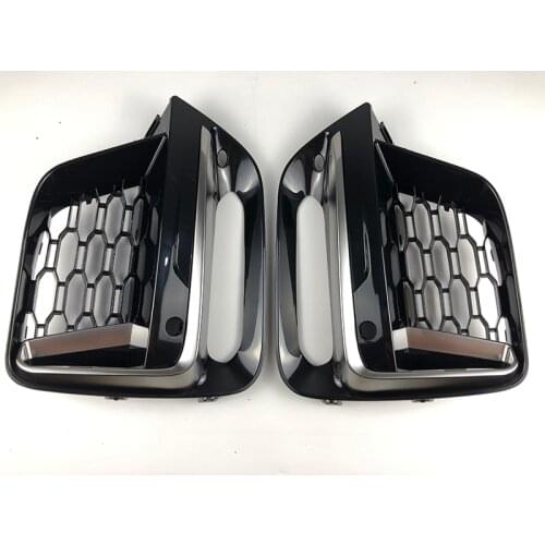 2018 2019 2020 Frame Trim Protector Exterior CoverFront Fog Light grille For BMW New X3 G01 X4 G02 cerium Gery Lamp Cover