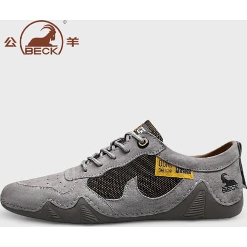 2020 hot deal men casual shoes spring autumn breathable genuine leather sports street sports sneaker men casual footware