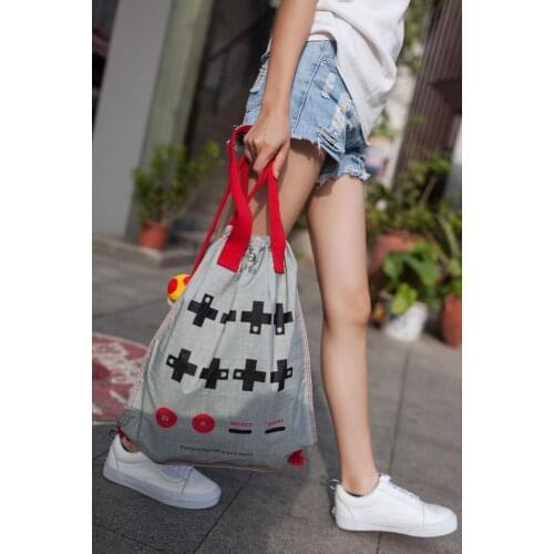 8BitDo Portable CONBAG Beam Port Bag Waterproof Fold Reticule Backpack Game Style Shoulder Pack D-Pad Console Contollers Handbag