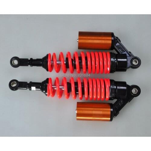 Wotefusi Top One Pair 13" 330mm White One Pair Air Shocks Absorber For Suzuki Honda Motorcycle [PA154]