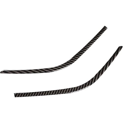 Carbon Fiber Car Rear Headlight Lamp Eyelids Eyebrows Moulding Cover Trims for Nissan X-Trail T32 2014-2018