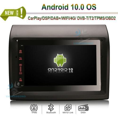 7" Android 10 Car Stereo Multimedia Player Bluetooth GPS Navigation Auto CarPlay DAB Radio for FIAT DUCATO CITROEN JUMPER