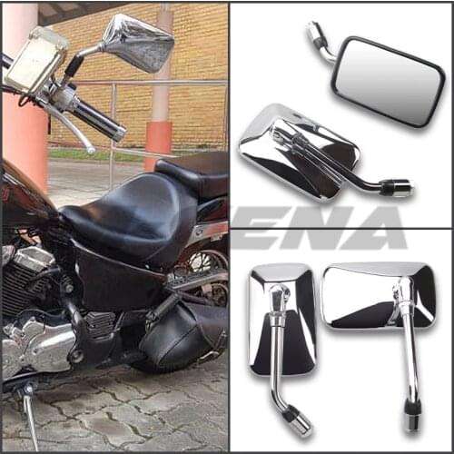 For CA250 Steed 400 600 VLX Magna 250 750 Shadow 400 600 VT 750 NV 400 600 Motorcycle Rearview Mirror Side Mirrors
