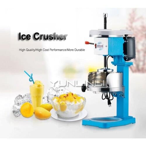 220V Ice Shaver Machine Commercial Electric Snow Ice Maker Easy Operating Ice Shaveing Machine Sand Ice Machine