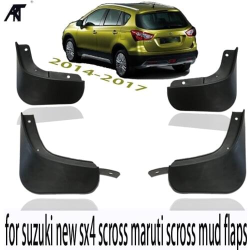 Mud Flap Car Mud Flaps For 14-19 Suzuki New SX4 S-Cross Maruti Scross Mudguards Fender 2015 2016 2018 2019Mudflaps Splash Guards