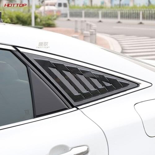 For Toyota Avalon 2019 2020 Rear Side of the Shutter Triangle Shark Gills Rear Window Decoration Supplies Car outside