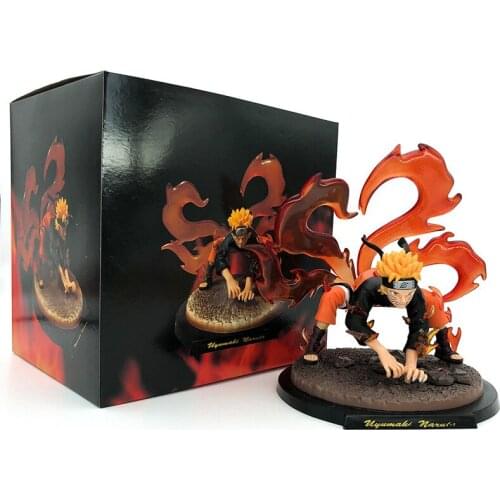 20cm Japanese Naruto Anime Figurine Uzumaki Naruto GK Action Figure PVC Model Collectible Movie&TV Figures Toys Dolls Kid Gifts