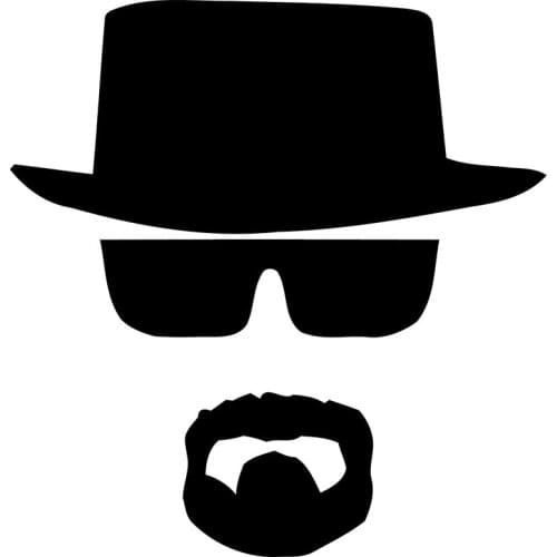 Fuzhen Boutique Decals Exterior Accessories Heisenberg Vinyl Car Window Decal Breaking Bad Walt White Cook Funny Car Sticker