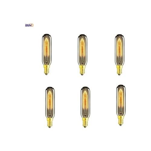 IWHD T10 E14 Industrial Decor Bombilla Edison Bulb Retro Lamp 40W 220V Lampara Vintage Lamp Light Bulb Ampul Ampoule Ampolletas