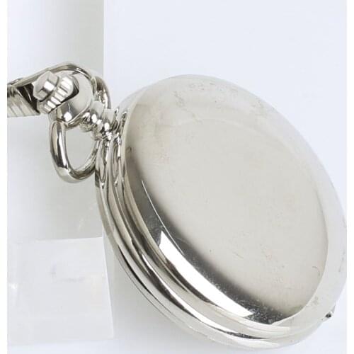 10pcs/lot Classic Silver Flip Mechanical Pocket Watch Hand Wind Gift Watches Hot Sale