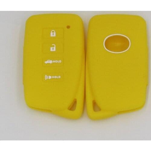 4PC For Lexus PRADO COROLLA AVENSIS LAND CRUISER YARIS Silicone Car Remote Key Fob Shell Cover Case
