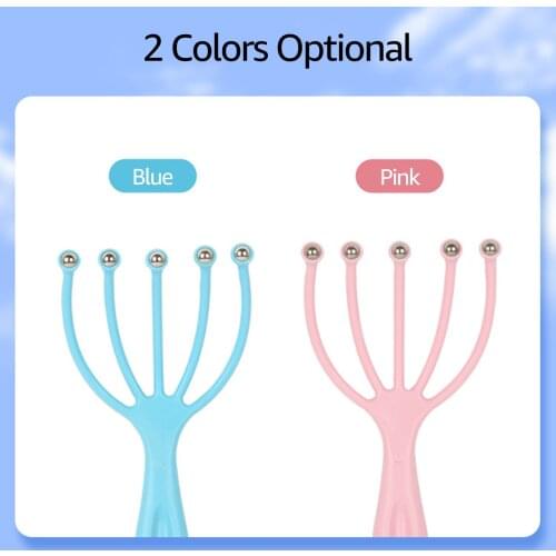 SPA Scalp Massager Portable Hand Held SPA Head Massager for Deep Relaxation & Stress Reduction in the Office Home