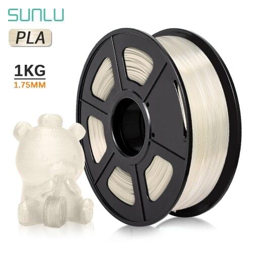 Plastic Filament PLA Clear Transparent Orange Green Purple Red1.75mm 1KG Dimensional Accuracy +/- 0.02mm 3D Printing Materials