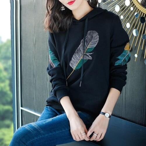 2020 New Fashion Harajuku Winter Hoodies Women Loose Korean Style Sweatshirt Autumn Streetwear Printed Hooded Pullovers E290