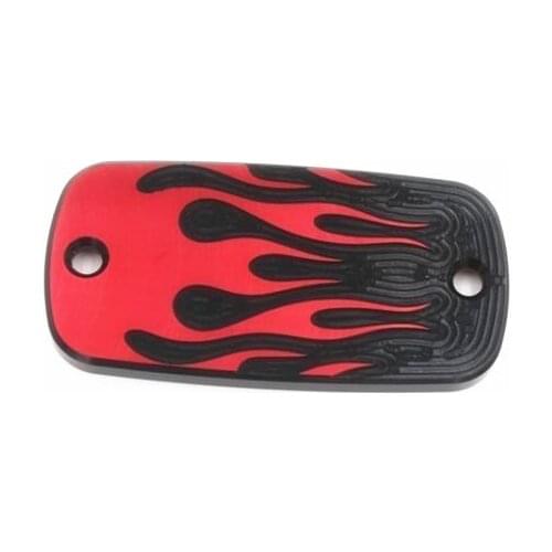 Flame Front Brake Fluid Cap Cover For Honda Shadow 1100 500 700 Shadow Spirit 1100 Shadow VLX 600 VTX1800S S1 S2 Motorcycle