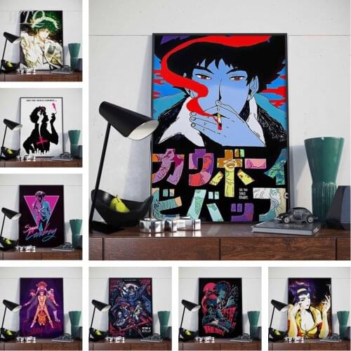 Retro Poster Anime Cowboy Bebop Poster Anime Posters Canvas Painting Wall Decor Wall Art Picture Room Decor Home Decor