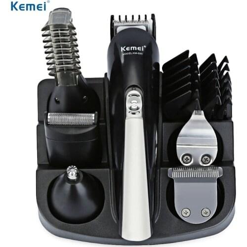 Professional Hair Trimmer 6 In 1 Hair Clipper Shaver Sets Mens rechargeable Electric Shaver Beard Trimmer Hair Cutting Machine