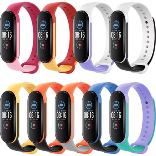 Bracelet for Xiaomi Mi Band 5 4 3 6 Sport Strap Replacement Wristband Mi Band 4 band 5 Wrist Strap for xiaomi Mi Band 6 strap